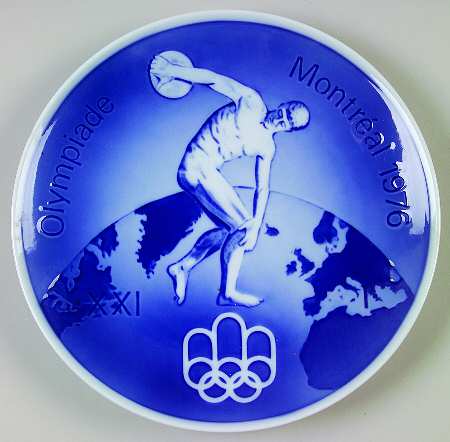 Olympic Plate 1976-Montreal Olympics - No Box