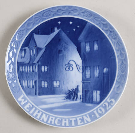 Annual Christmas Plate Christianshavn-German - No Box
