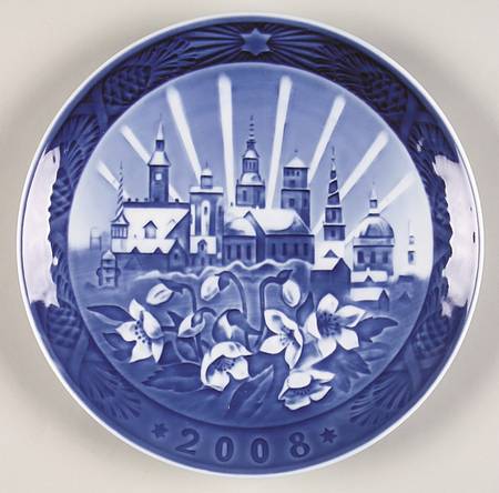 Annual Christmas Plate Copenhagen Christmas - Boxed