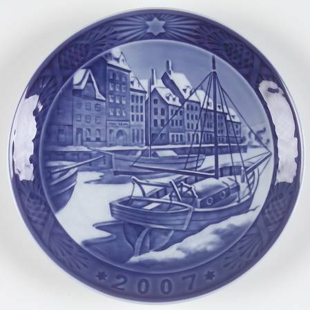 Annual Christmas Plate Christmas In Nyhavn - Boxed