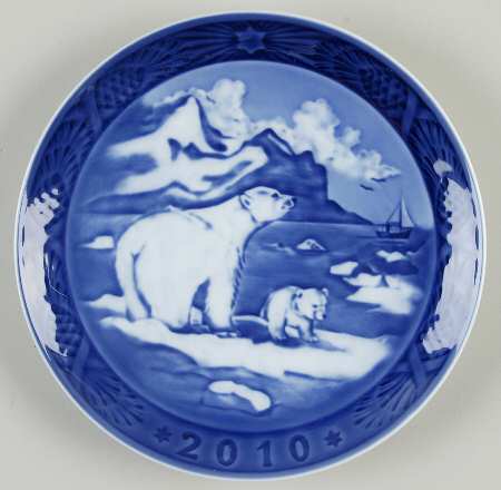 Annual Christmas Plate Christmas In Greenland - Boxed