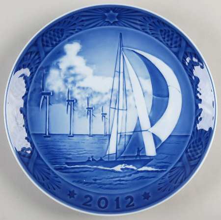 Annual Christmas Plate Horns Reef - Boxed
