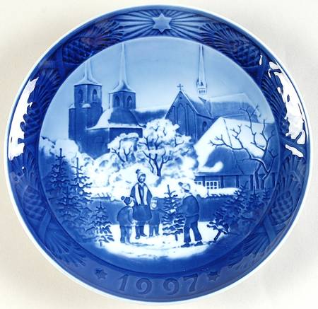 Annual Christmas Plate Roskilde Cathedral - No Box