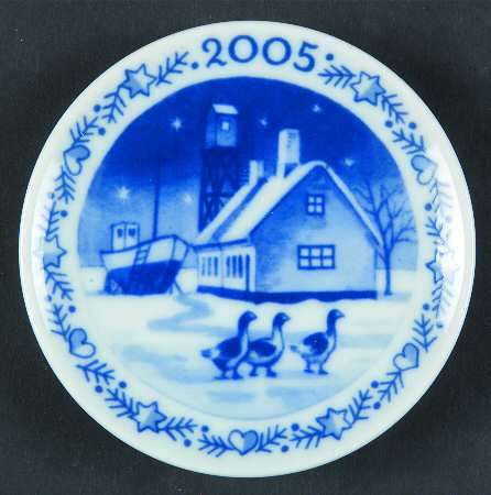 Christmas Plaquettes Old Fishing Village At Dragor - Boxed