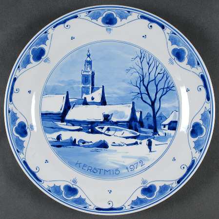 Royal Delft Christmas Plates by Royal Delft