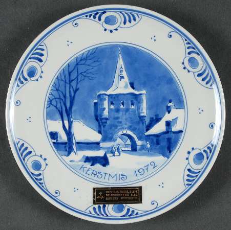 Royal Delft Christmas Plates by Royal Delft