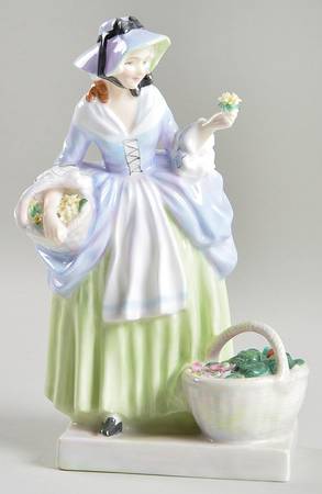 Royal Doulton Figurine Spring Flowers - No Box Nb1406