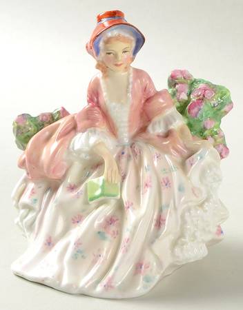 Royal Doulton Figurine Lydia-Flowers On Dress - With Box Bx991