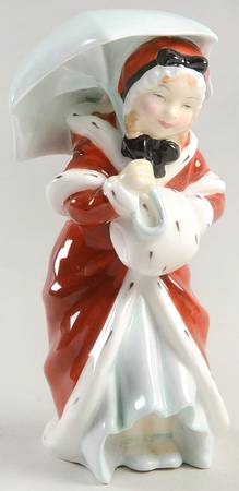 Royal Doulton Figurine Miss Muffet-Red - With Box Bx412