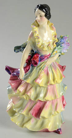Royal Doulton Figurine Pamela-Yellow - Boxed