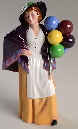 Royal Doulton Figurine Balloon Lady - Boxed