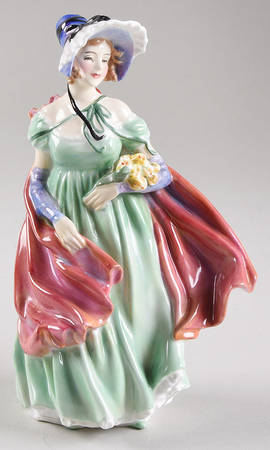 Royal Doulton Figurine Lady April - Nb929, No Box