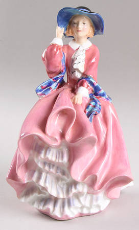 Royal Doulton Figurine Top O' The Hill-Pink - Boxed