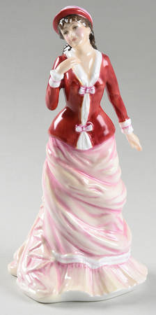 Royal Doulton Figurine Sally-Burgundy-Pink - No Box Nb2015