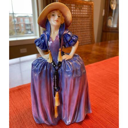 Royal Doulton Figurine Patricia-Lav/Blue - Boxed