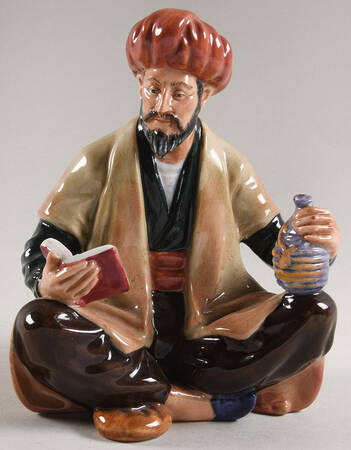Royal Doulton Figurine Omar Khayyam(Style 2) Brown - Nb862, No Box