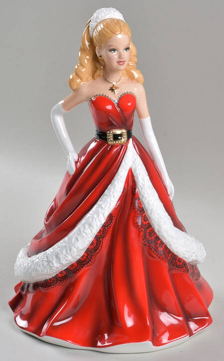 Royal Doulton Figurine Holiday Barbie 2011 - With Box Bx1633