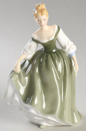 Royal Doulton Figurine Fair Lady-Green - With Box Bx1407