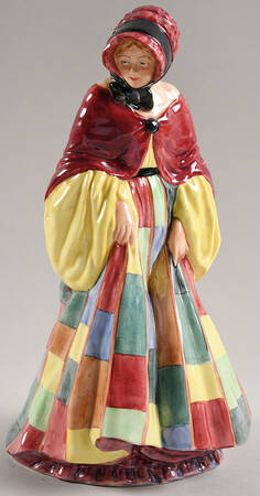 Royal Doulton Figurine The Parson's Daughter-Red,Yellow & Green - Nb965, No Box