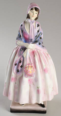 Royal Doulton Figurine Barbara-Cream & Lavender - No Box Nb2048