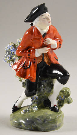 Royal Doulton Figurine The Chelsea Pair (Man) Yellow Flowers - With Box