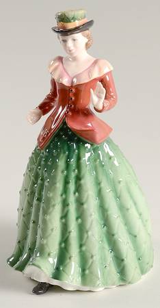 Royal Doulton Figurine Holly - Red And Green - No Box Nb1852