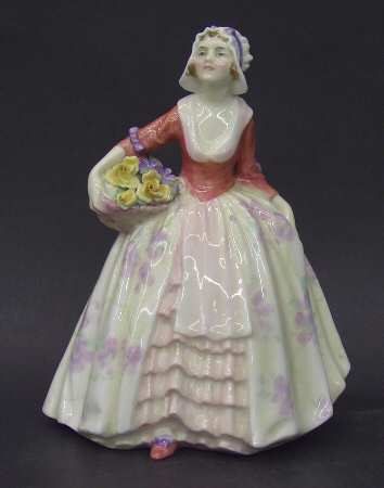 Royal Doulton Figurine Janet-Red/Pink - With Box Bx967