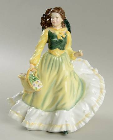 Royal Doulton Figurine April - With Box Bx1688