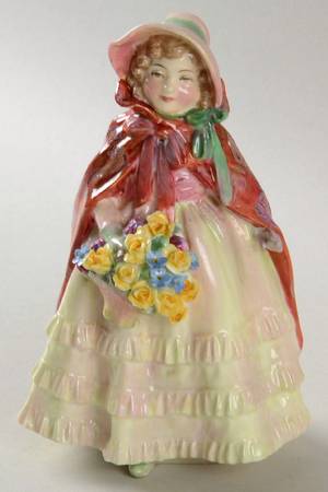 Royal Doulton Figurine Granny's Shawl-Red Shawl - No Box Nb1449