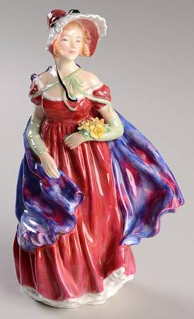 Royal Doulton Figurine Lady April - Nb783, No Box
