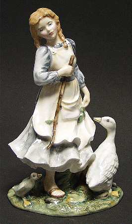 Royal Doulton Figurine The Goose Girl - 1350, No Box