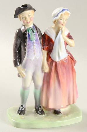 Royal Doulton Figurine A Courting - No Box Nb1587