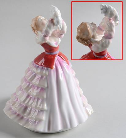 Royal Doulton Figurine Susan-Red And Pink - No Box Nb1878