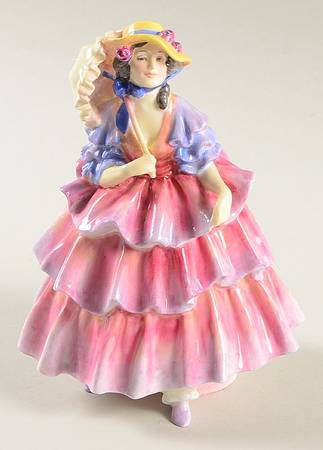Royal Doulton Figurine The Hinged Parasol - No Box Nb1885