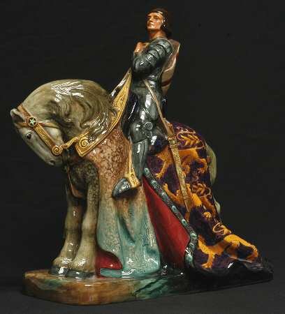 Royal Doulton Figurine St. George-Dark Hair - With Box Bx725