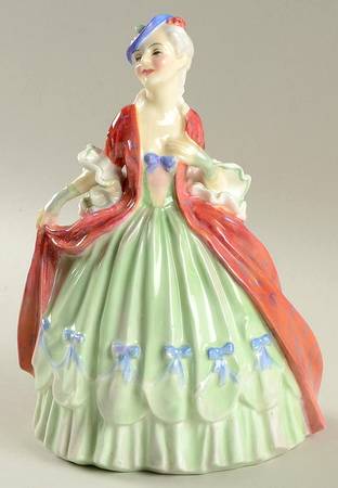 Royal Doulton Figurine Sibell-Red & Green - Boxed