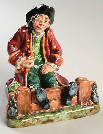 Royal Doulton Figurine In The Stocks - Nb1349, No Box