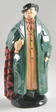 Royal Doulton Figurine Tony Weller-Green & Brown - No Box Nb1318