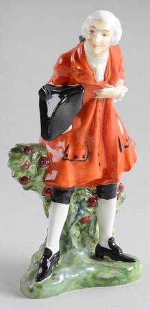 Royal Doulton Figurine Masquerade(Man)-Red - With Box Bx1136
