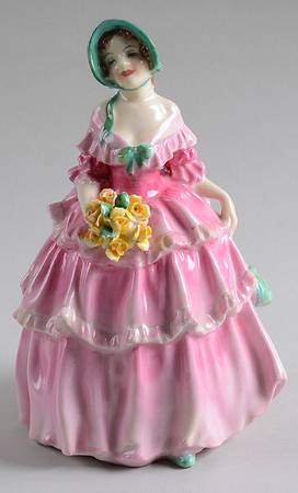 Royal Doulton Figurine Irene-Pink Dress - Boxed