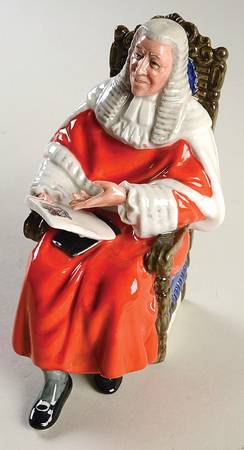 Royal Doulton Figurine The Judge-Gloss - No Box