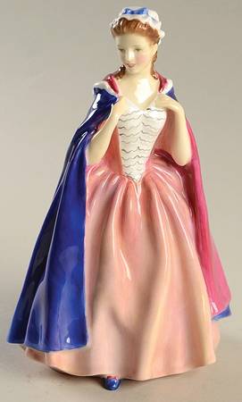 Royal Doulton Figurine Bess-Pink/Purple - Nb922, No Box