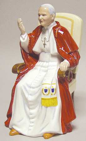 Royal Doulton Figurine Pope John Paul Ii - With Box Bx1113