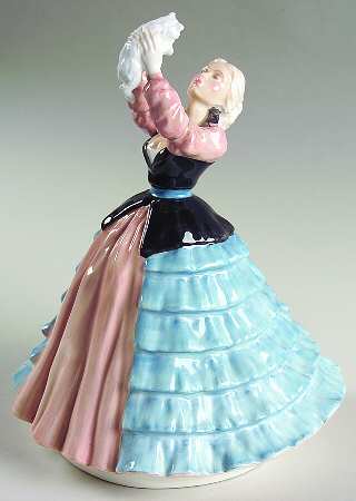 Royal Doulton Figurine Susan-Black And Blue - With Box Bx681