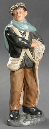 Royal Doulton Figurine Newsboy - Nb1073, No Box