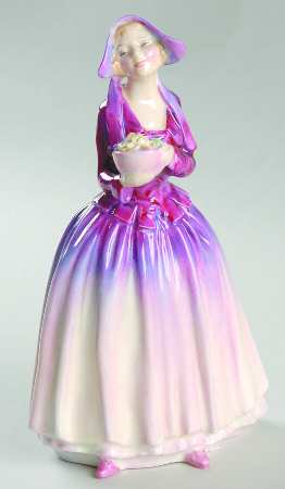 Royal Doulton Figurine Dorcas-Purple - Nb900, No Box