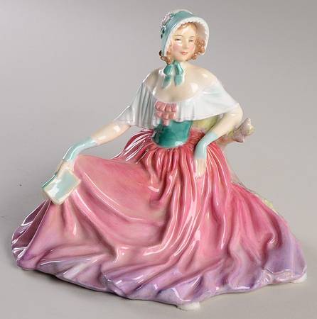 Royal Doulton Figurine Memories-Green&Red Dress - No Box Nb1914