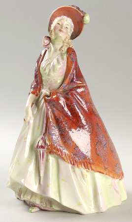 Royal Doulton Figurine Paisley Shawl - Nb734, No Box