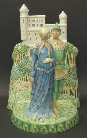 Royal Doulton Figurine Robin Hood & Maid Marian - Nb804, No Box
