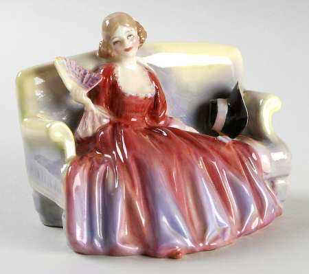 Royal Doulton Figurine Sweet And Twenty-Red/Green - No Box Nb1608